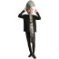 Spoon Costume - Black Silver Bodysuit Spoon Cosplay