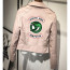 Riverdale South Side Serpents Costume - Pink Leather Jacket South Side Serpents Cosplay