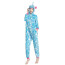 Kids White Stars Unicorn Costume - Onesie Jumpsuit White Stars Unicorn Cosplay