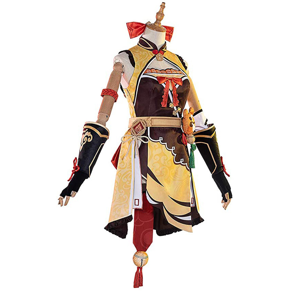 Genshin Impact Xiangling Cosplay Costume