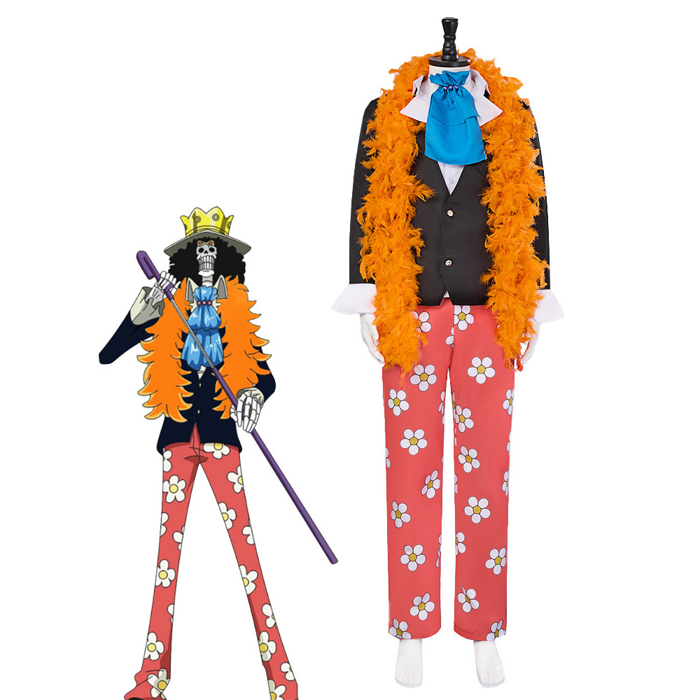 One Piece Brook Soul King Costume - Suit Pants Set Brook Soul King Cosplay