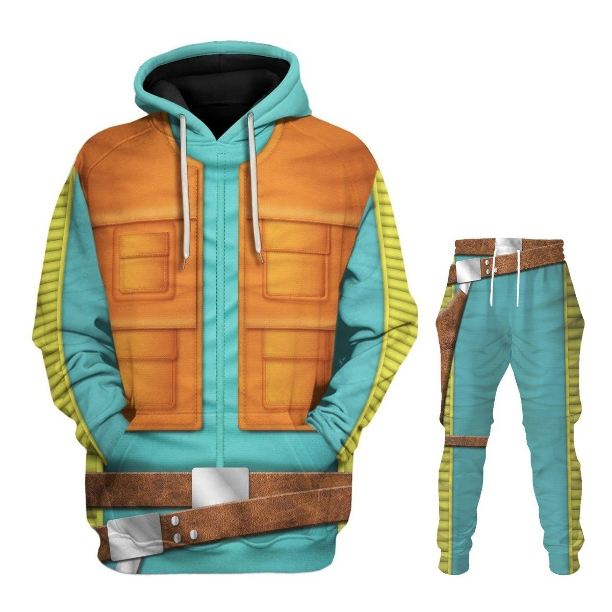 Star Wars Greedo Costume - Hoodie Sweatpants Greedo Cosplay