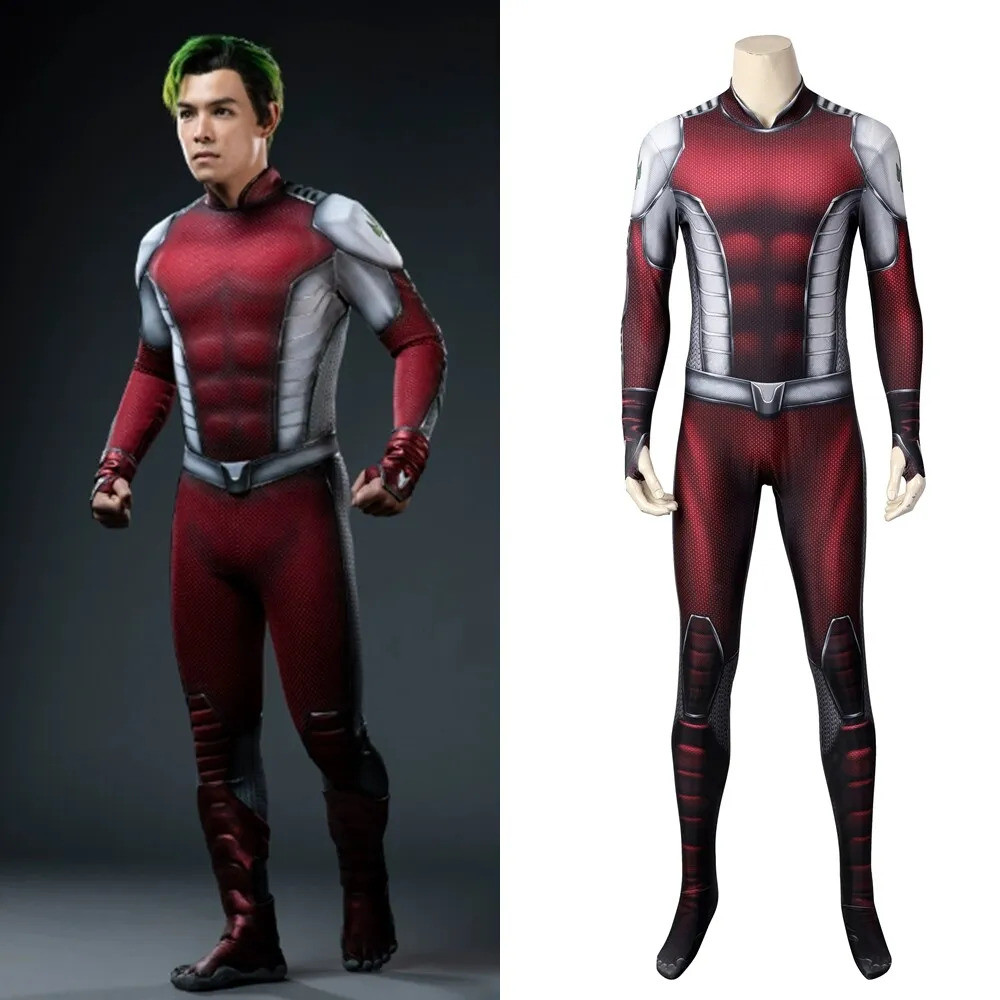 Titans Beast Boy Costume - Bodysuit Beast Boy Cosplay Season 4
