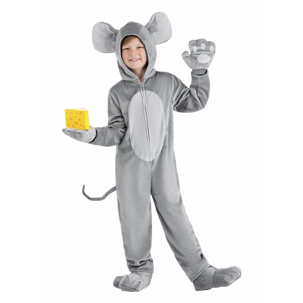 Kids Mouse Costume - Onesie Jumpsuit Mouse Cosplay