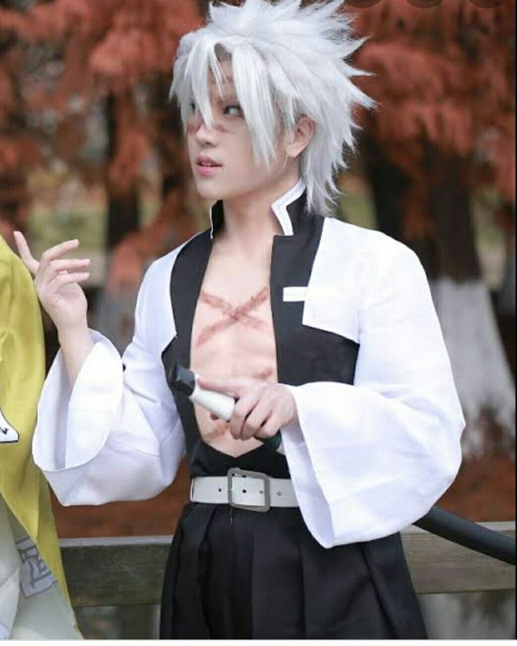 Demon Slayer Sanemi Shinazugawa Costume Uniform - Sanemi Shinazugawa Cosplay