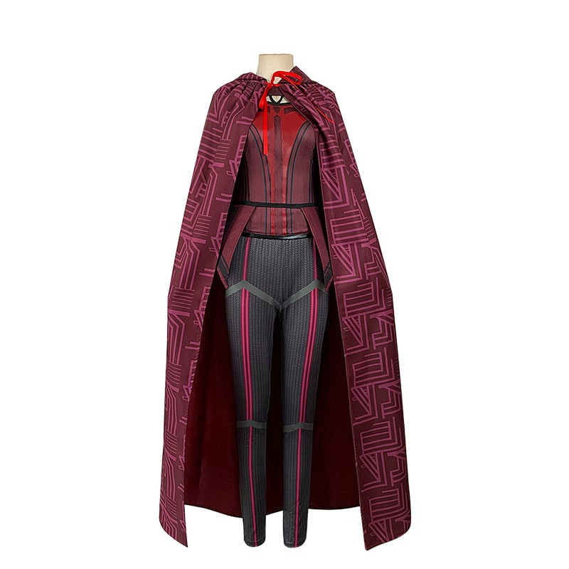 Marvel WandaVision Scarlet Witch Wanda Cosplay Costume