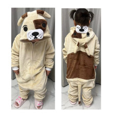 Kids Bulldog Costume - Onesie Jumpsuit Bulldog Cosplay