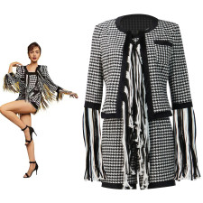 Emily In Paris Emily Cooper Costume - Houndstooth Emily Cooper Cosplay