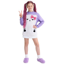 K-Pop Demon Hunters Mira Costume - Purple Pyjama Set Kpop Mira Cosplay
