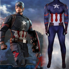 Avengers Endgame Captain America Costume - Bodysuit Captain America Cosplay