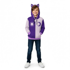 The Owl House King Costume - Purple Hoodie King Cosplay