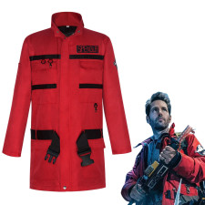 Ghostbusters: Frozen Empire Costume - Red Parka Uniform Coat Ghostbusters Cosplay