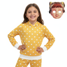 Girls Toy Story Gabby Gabby Costume - Yellow Hoodie Pants Mask Set Gabby Gabby Cosplay