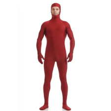 Wine Red Full Body Suit Costume - Fullsuit Wine Red Full Body Suit Cosplay