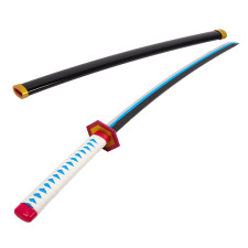 Demon Slayer Giyu Tomioka Blue Nichirin Blade Prop - Blue Nichirin Blade Giyu Tomioka Cosplay Costume Prop