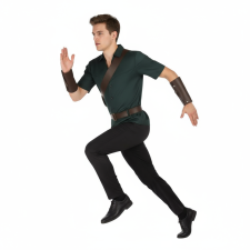Tangled Stabbington Villain Costume - Green Shirt Pants Stabbington Cosplay