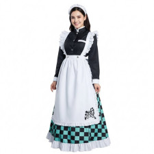 Demon Slayer Tanjiro Kamado Maid Costume - Maid Dress Tanjiro Cosplay