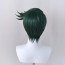 Jojo's Bizarre Adventure Rohan Kishibe Green Short Wig