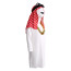 Arab Costume - White Dress with Keffiyeh Arab Cosplay