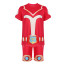 Boys Cosmicrew: Storm Force Flash Costume - Red Shirt Set Flash Cosplay