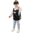 Kids FBI Police Costume - Vest Hat Set FBI Cosplay