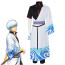 Gintama Gintoki Sakata Costume - Black Robe White Shirt Gintama Cosplay