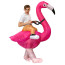 Riding Flamingo Inflatable Costume