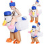 Riding Flying Duck Inflatable Costume