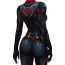 Marvel Rivals Black Widow Costume - Black Bodysuit Black Widow Cosplay