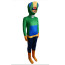 Kids Brawl Stars Leon Costume - Bodysuit Mask Leon Cosplay