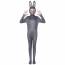 Labubu The Monsters Hidden ID Costume - Grey Bodysuit Mask Set Grey Labubu Cosplay