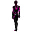 Silk Black Spider-Woman Costume - Bodysuit Purple Spiderwoman Cosplay