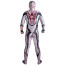 Spider-Man Anti-Venom Costume - White Grey Red Bodysuit Mask Anti Venom Cosplay