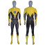 Green Lantern Thaal Sinestro Costume - Yellow Black Mechanic Bracelets Pattern Bodysuit Thaal Sinestro Cosplay