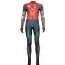 Titans Robin Jason Todd Costume - Red Green Bodysuit Mask Robin Cosplay