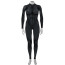 Woman Muscle Suit Costume - Black Bodysuit Women's Muscle Suit Cosplay