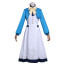Silent Witch Monica Everett Costume - White Blue Dress Monica Everett Cosplay