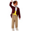 Kids Fantastic Mr. Fox Costume - Red Suit Pants Set Mr. Fox Cosplay