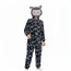 Labubu The Monsters Hidden ID Costume - Brown Grey Onesie Jumpsuit Mask Set Labubu Cosplay