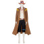 One Piece Portgas D Ace Costume - Brown Coat Shorts Portgas D Ace Cosplay