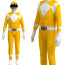 Boy's Yellow Power Ranger Classic Muscle Costume - Yellow Ranger Classic Muscle Costume