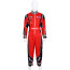 Formula 1 Racing Suit Costume - Red Jumpsuit Racer Driver Cosplay