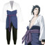 Naruto Shippuden Sasuke Uchiha Costume - White Shirt Sasuke Uchiha Cosplay