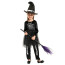 Girls Black Spider Witch Costume - Black Spider Web Witch Dress Cosplay