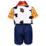 Boys Toy Story Woody Deluxe Costume - Shirt Vest Shorts Shawl Set Woody Cosplay