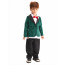 Kids Christmas Costume - Green Velvet Suit Set Christmas Cosplay