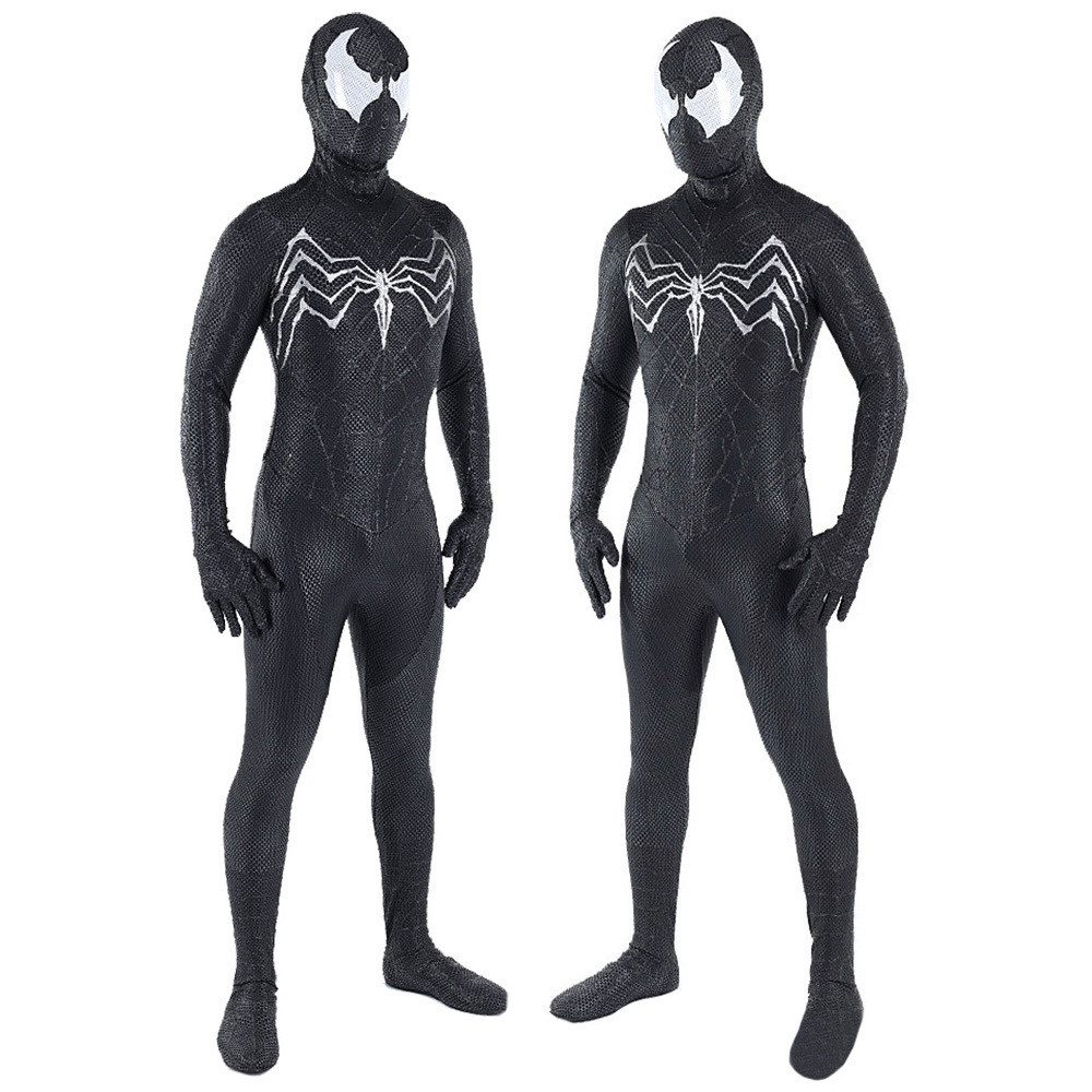 Spider-Man 2 Symbiote Suit Costume - Black Bodysuit Spider-Man 2 Symbiote Suit Cosplay