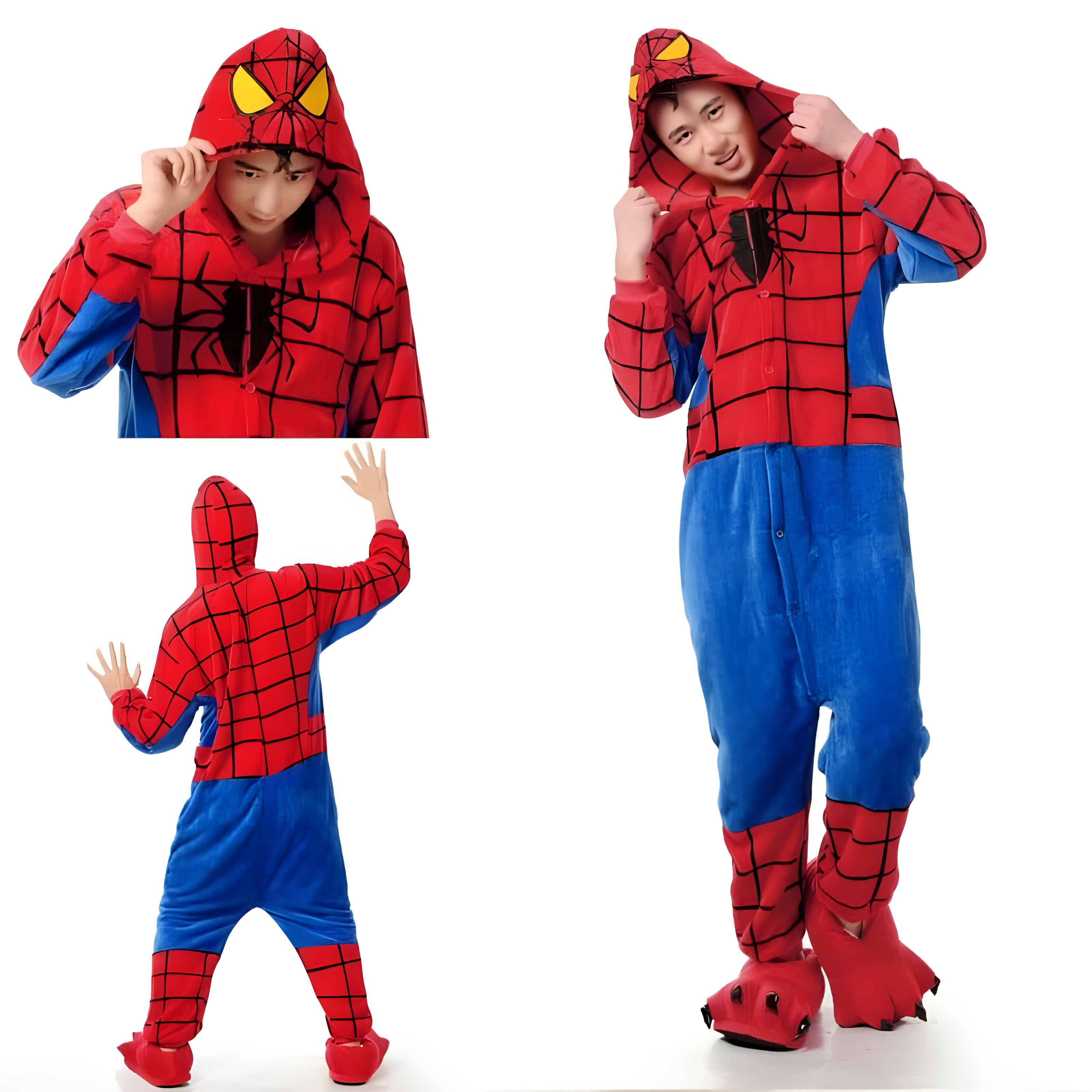 Spider-Man Costume - Onesie Jumpsuit Spider Man Cosplay