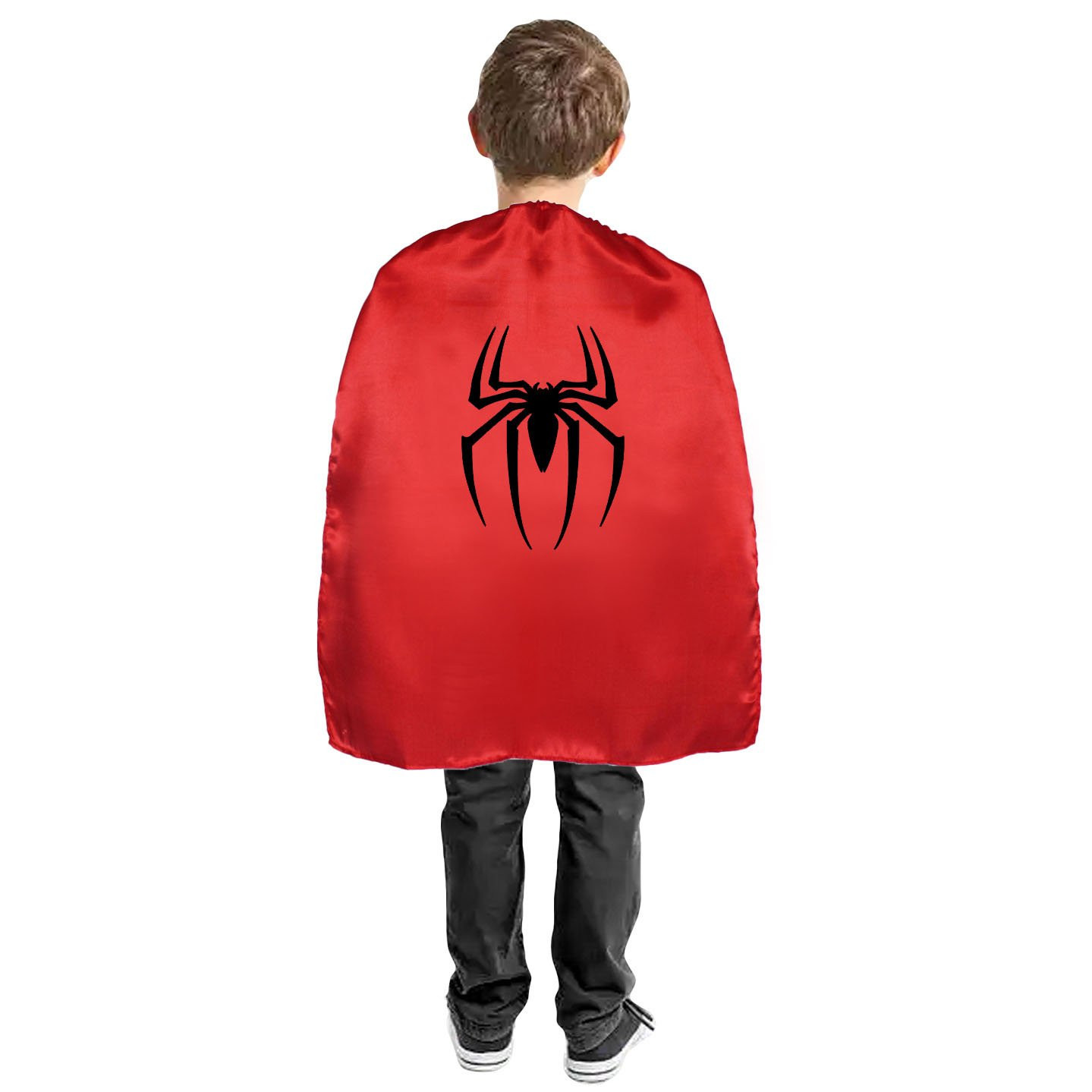 Kids Spiderman Cape Costume - Red Cape Spiderman Cosplay
