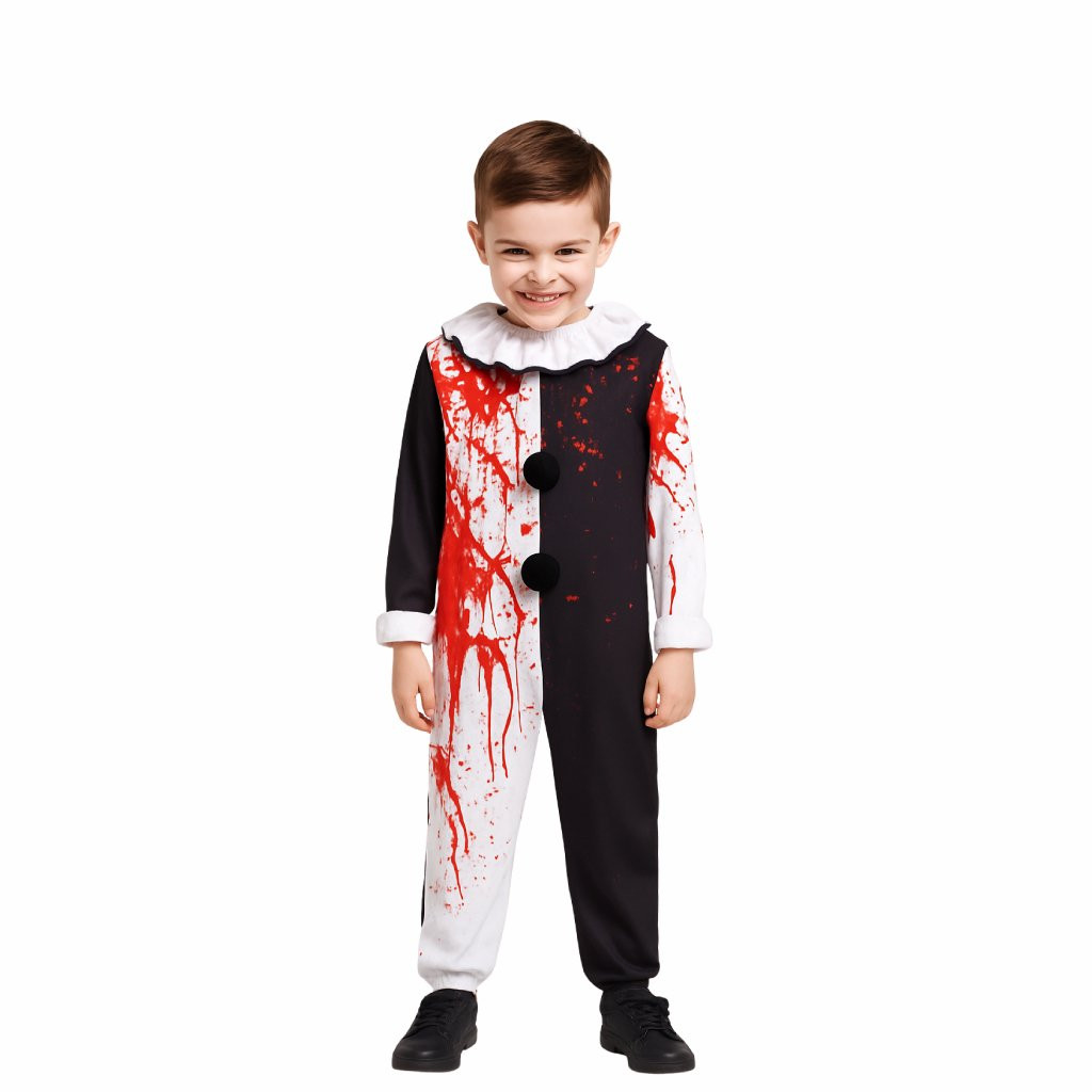 Kids Terrifier Costume - Blood Stained Bodysuit Terrifier Cosplay